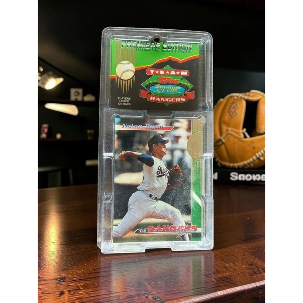 1993 Topps Stadium Club Texas Rangers Team Pack Sealed Blister Nolan Ryan